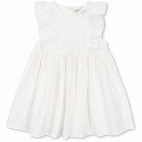 Vibrant Spirit Konges Sl?jd Optic White Lacey Dress
