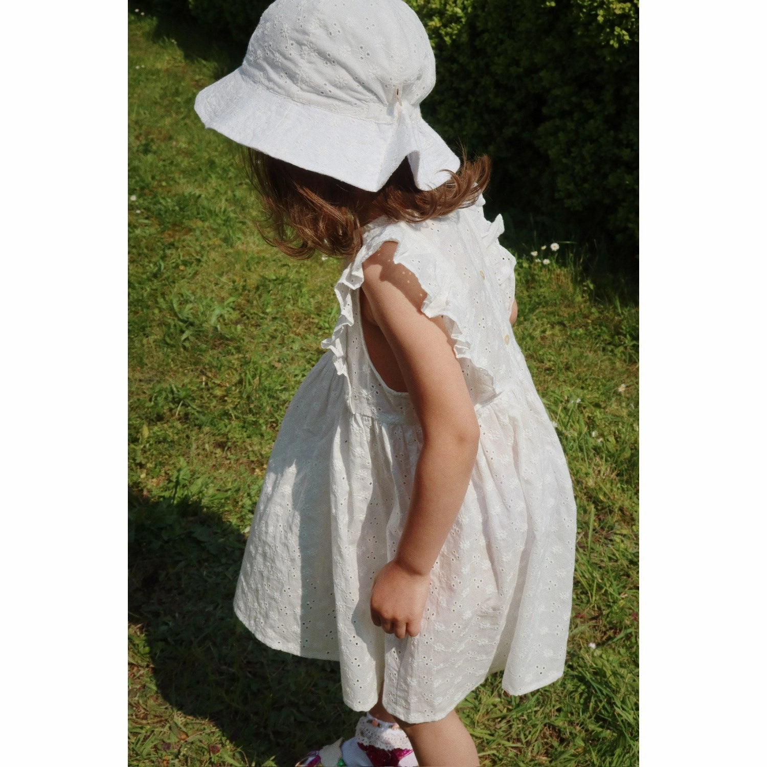 Konges Sl?jd Optic White Lacey Dress Glamorous look Everyday Comfort