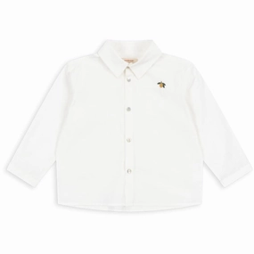 Modern Style Tagless Design Konges Sl?jd Optic White Rolf Shirt Gots