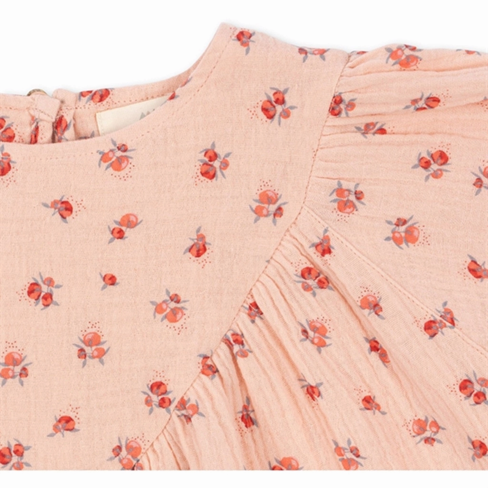 Konges Sl?jd Peonia Pink Coco Dress Stretch Fabric Trendy Piece