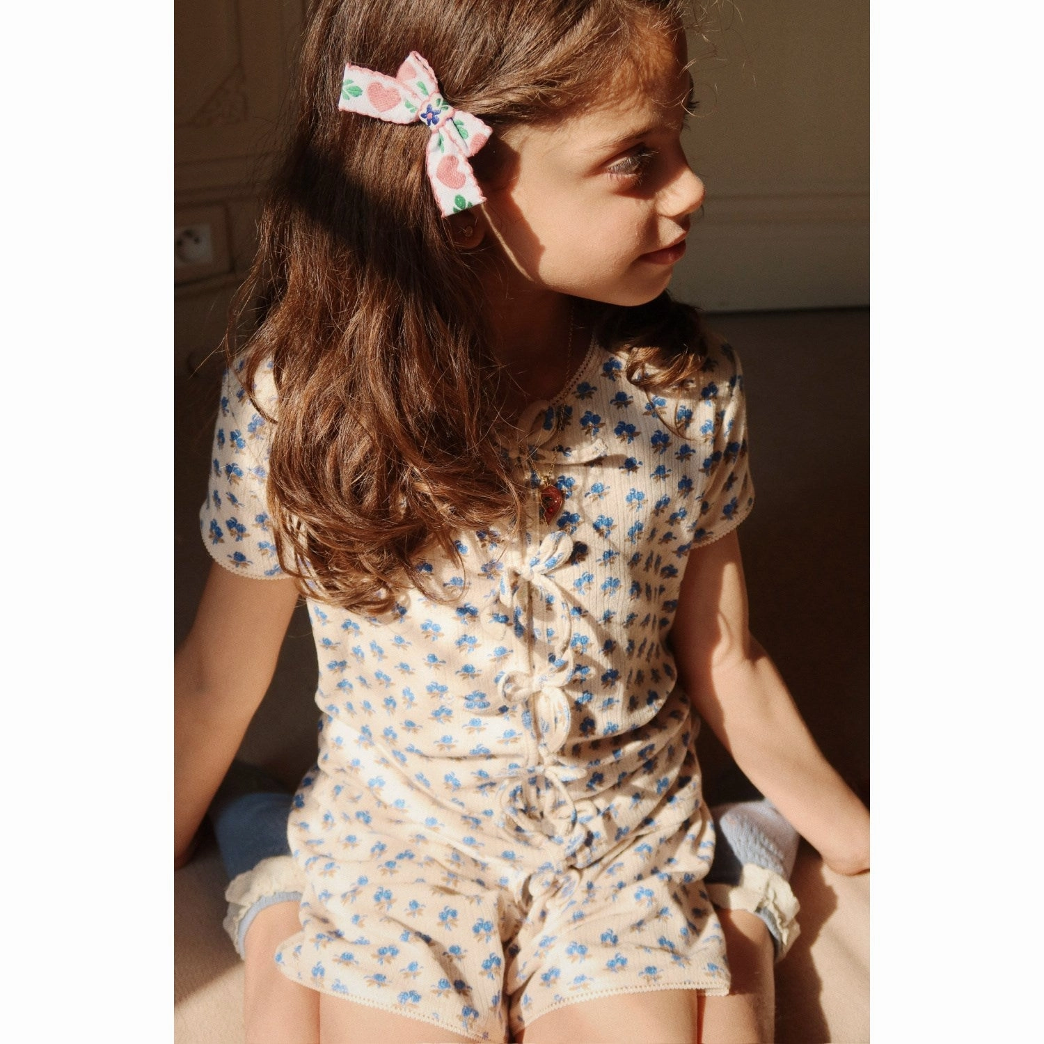 Antibacterial Treatment Regular Fit Konges Sl?jd Piccoloblu Gold Mulli Tee Gots