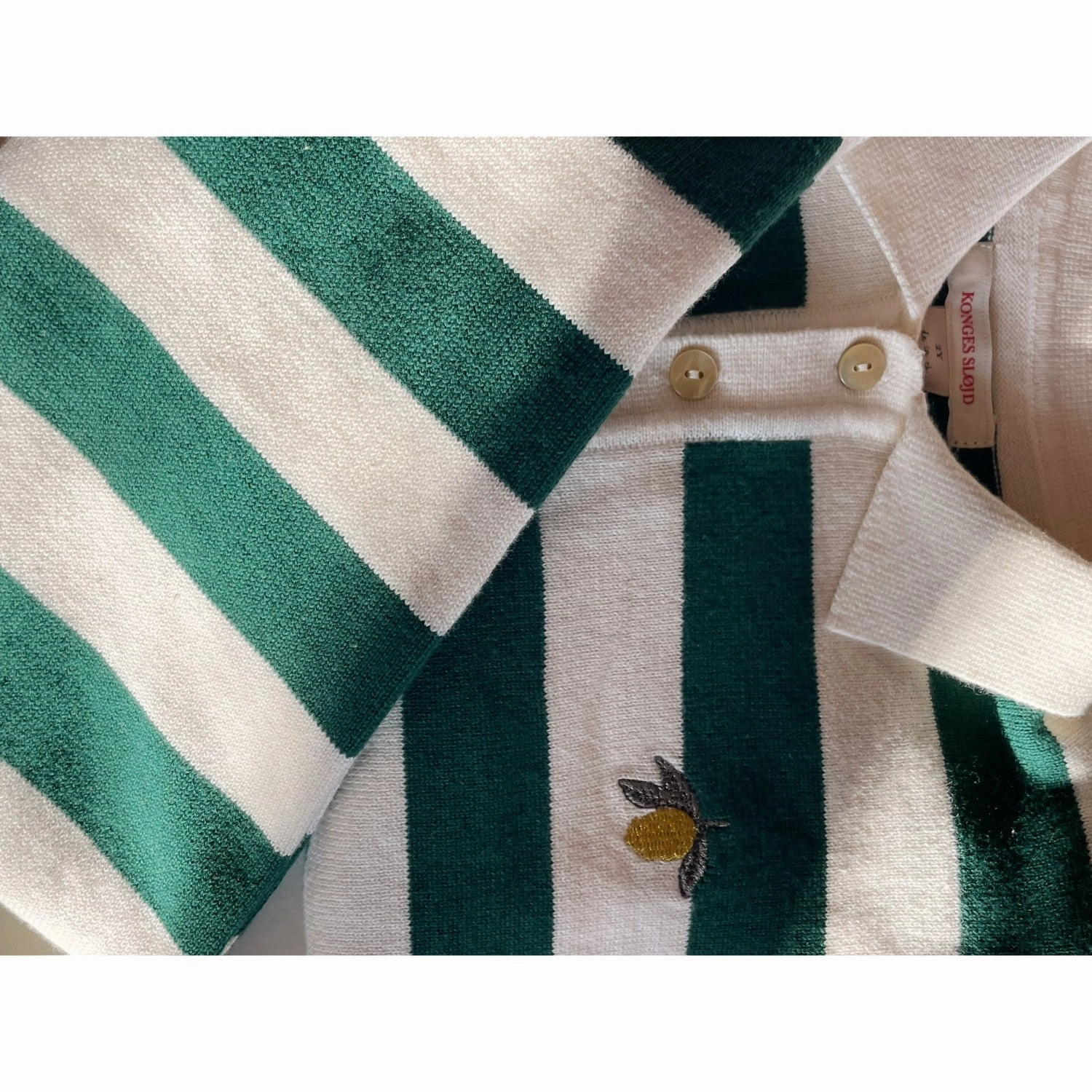 Konges Sl?jd Pine Grove Stripe Manis Knit Polo Corporate Event warm weather