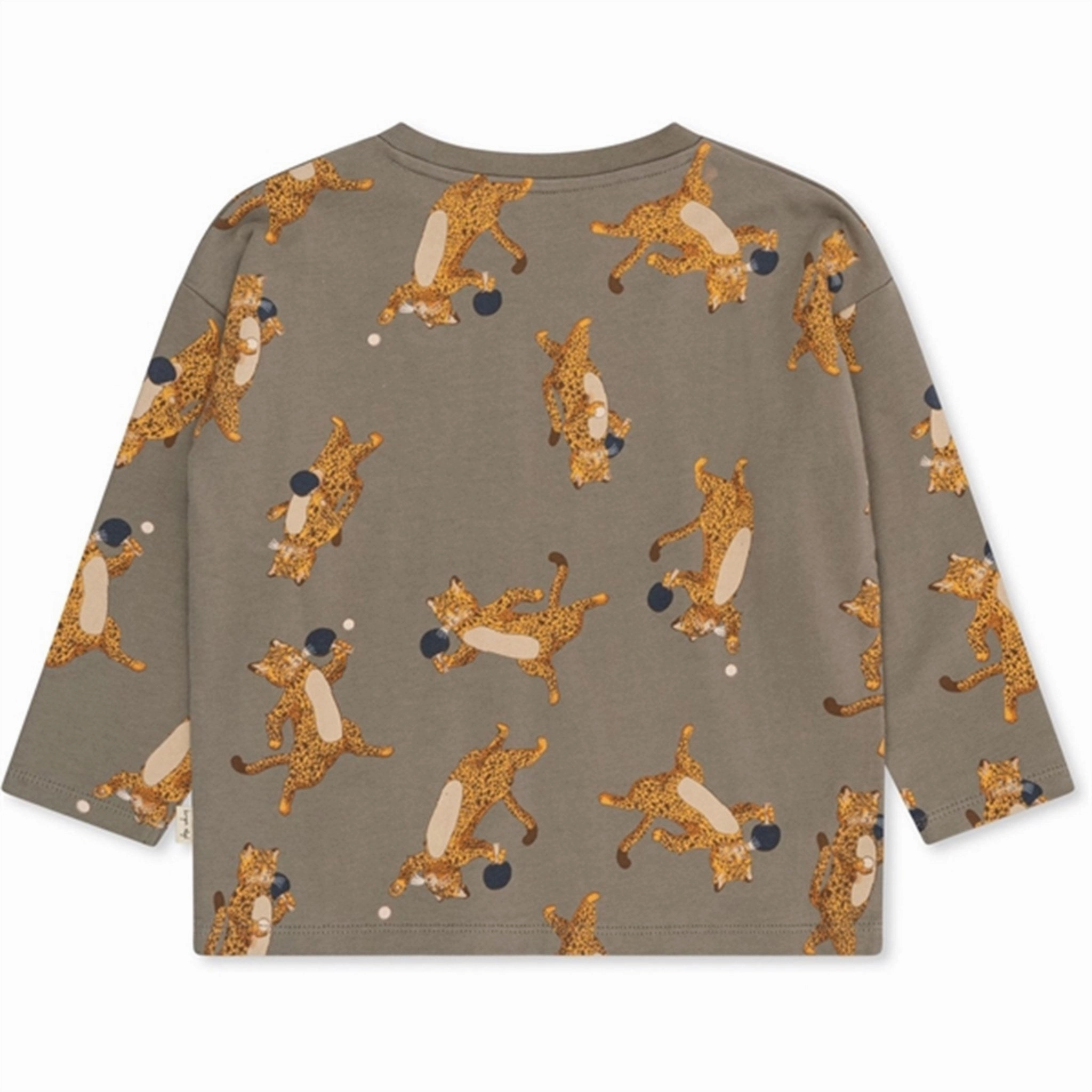 Handcrafted Detail Neutral Toned Stitching Konges Sl?jd Ping Pong Sage Reya Blouse