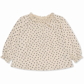 Konges Sl?jd Point Bleu Butter Chleo Blouse Snag Free Surface Unisex Option