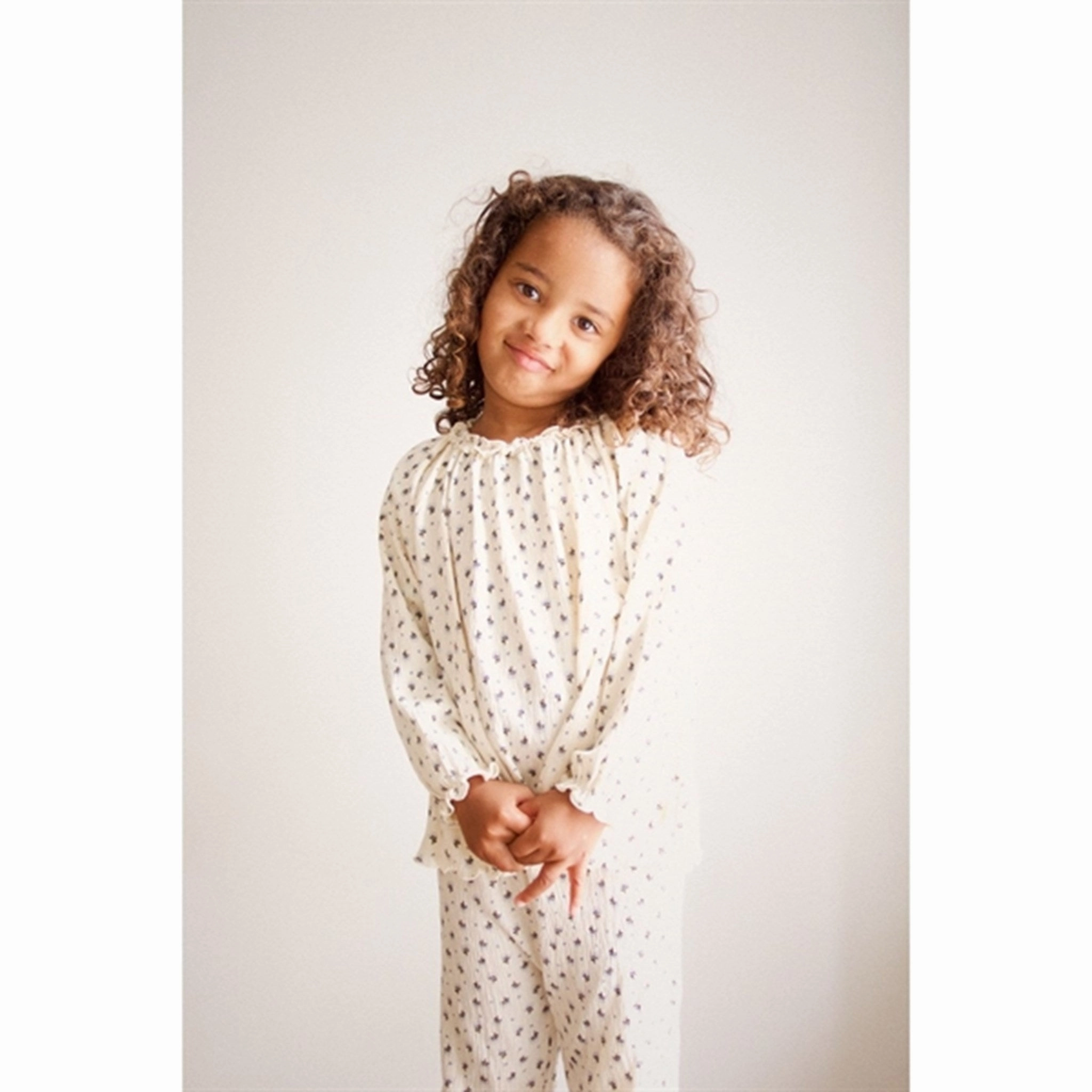 Konges Sl?jd Point Bleu Butter Chleo Blouse Sustainable production