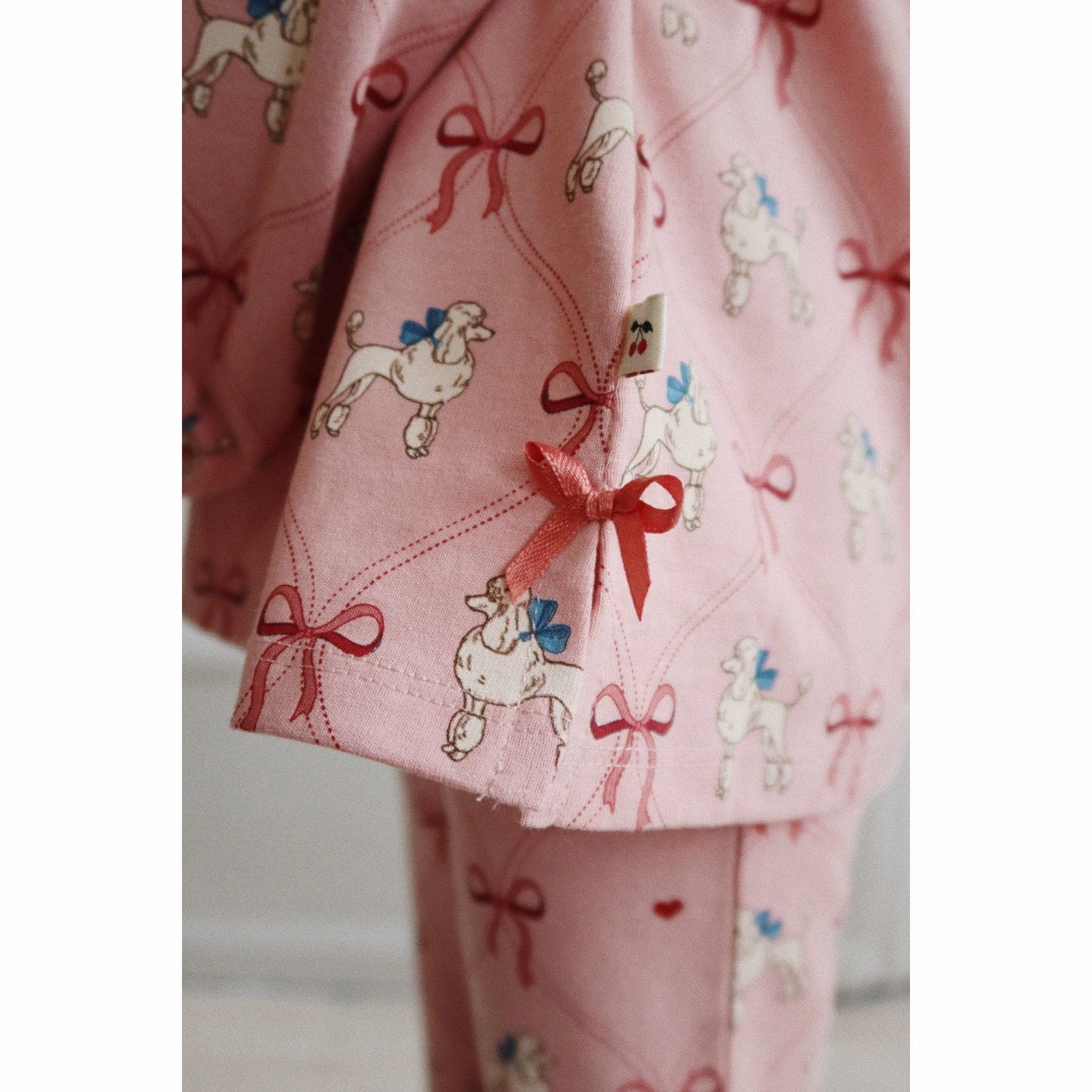 Konges Sl?jd Poodle Drey Slit Tee Gots Subtle pattern