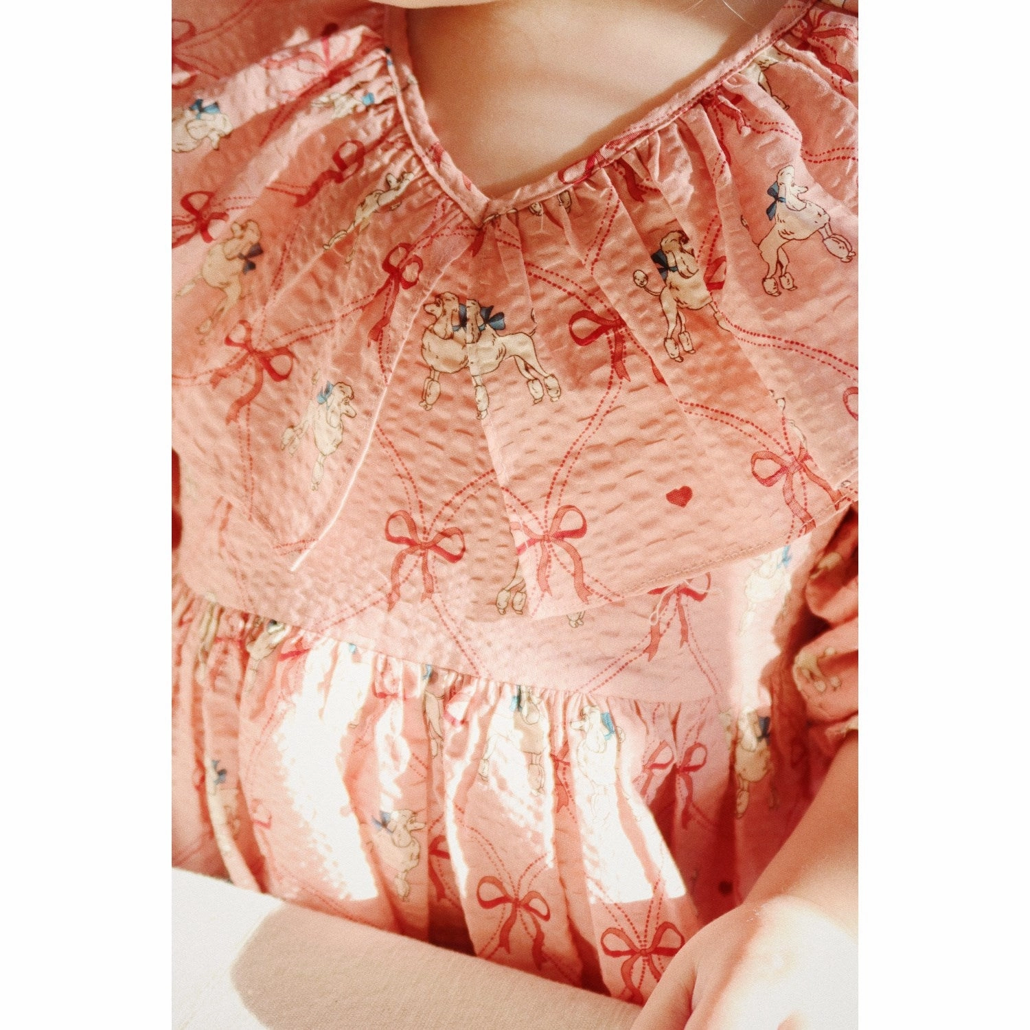 Konges Sl?jd Poodle Lunella Dress Gots Influencer-Approved Relaxed-fit gown