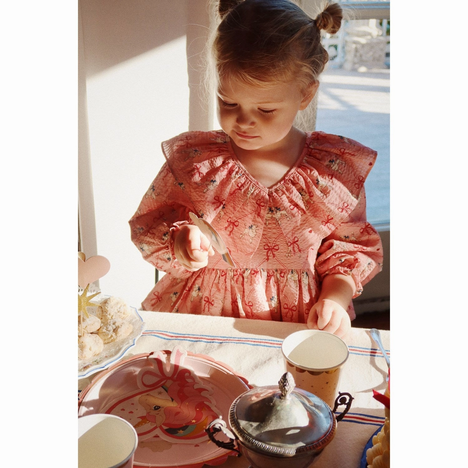 Konges Sl?jd Poodle Lunella Dress Gots Classic Layer Vacation Vibes