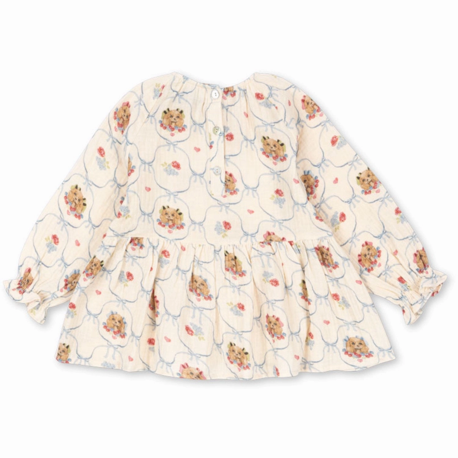 Konges Sl?jd Puppy Coco Blouse GOTS Breathable Underarm Vents