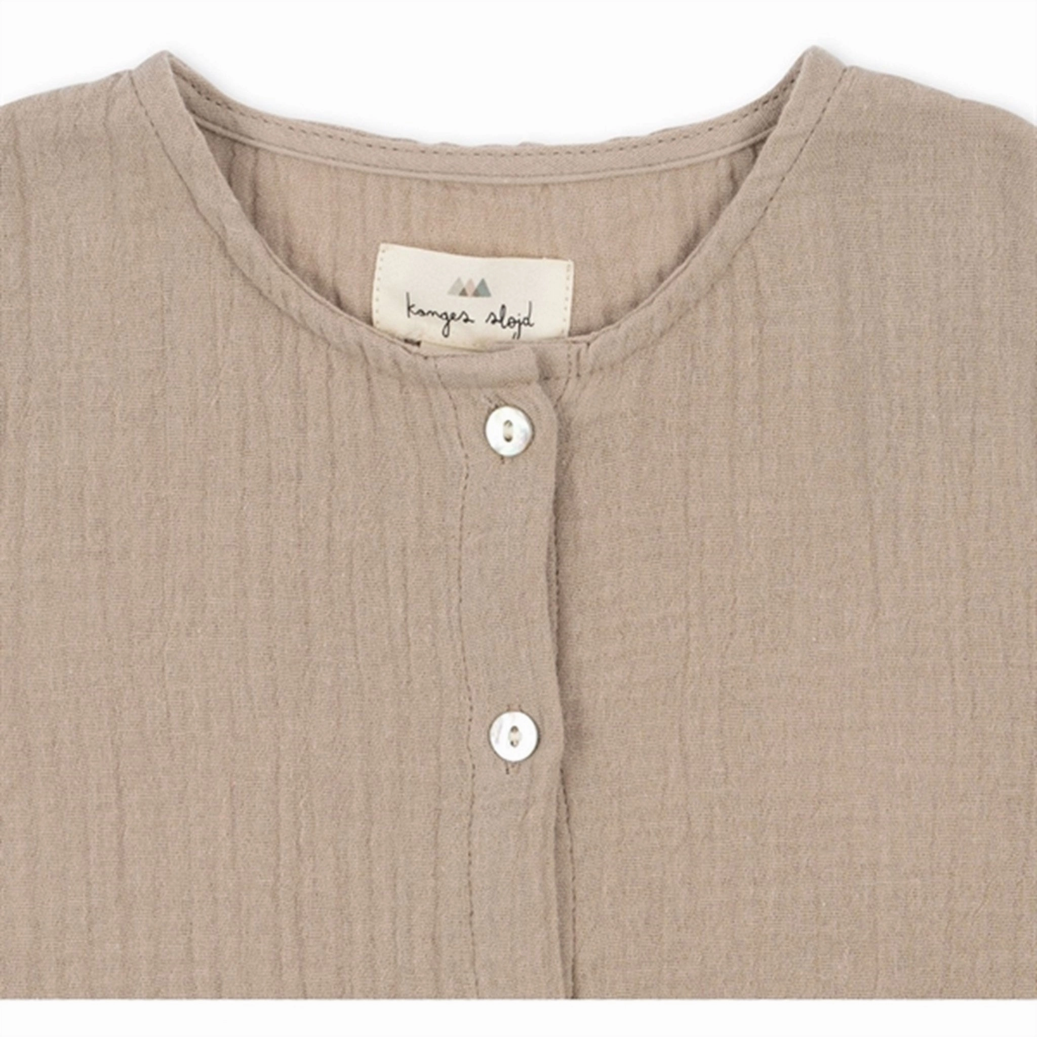 Konges Sl?jd Pure Cashmere Olive Shirt Ventilated Back Panel