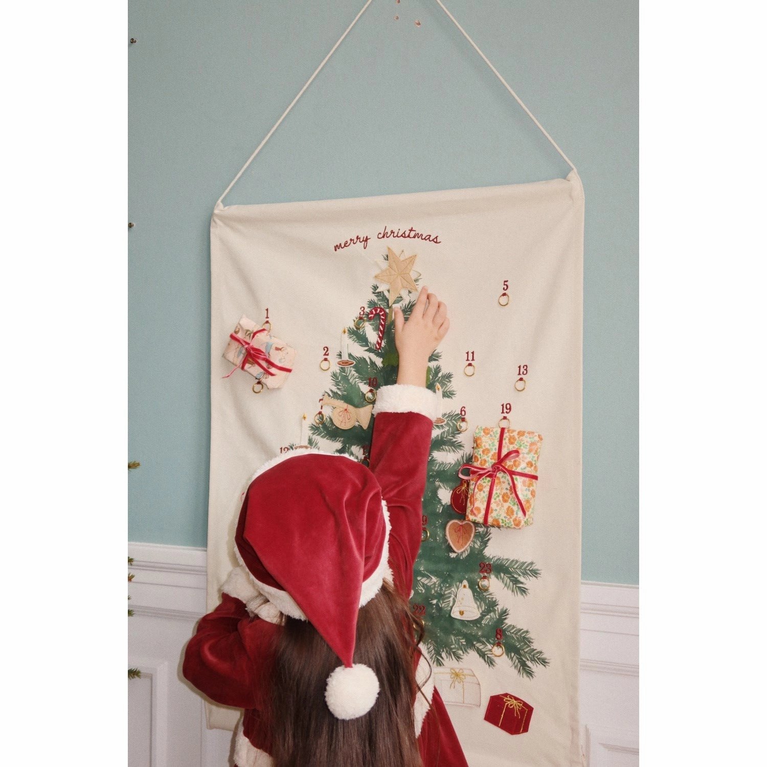 Konges Sl?jd Red Dahlia Christmas Dress Grs Classic Comfort Compact Fit