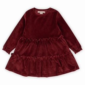 Konges Sl?jd Red Dahlia Jingle Dress Grs Silky Finish Elegant Flow