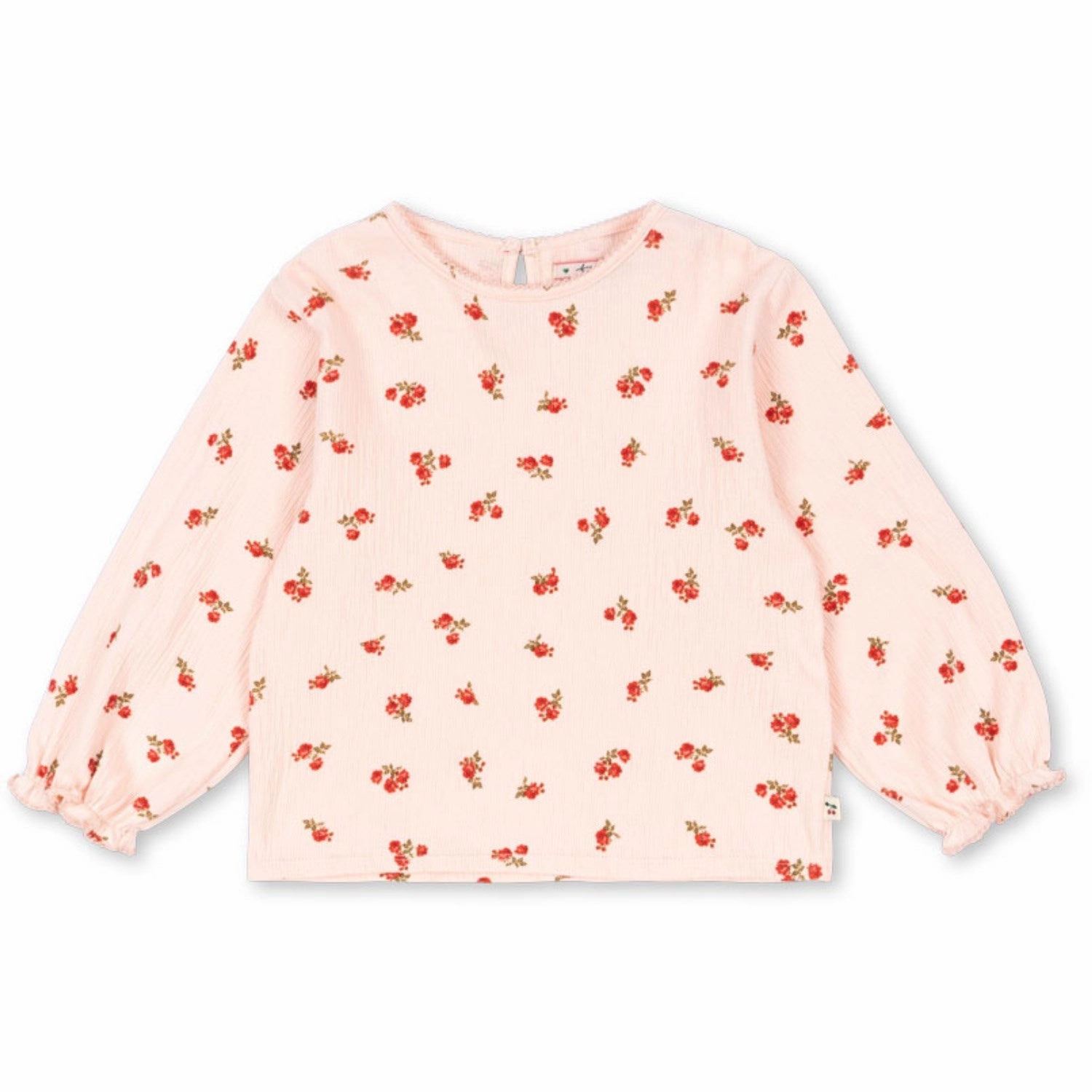 Breathable back panel Vibrant Colors Konges Sl?jd Rosa Pink Chleo Blouse GOTS