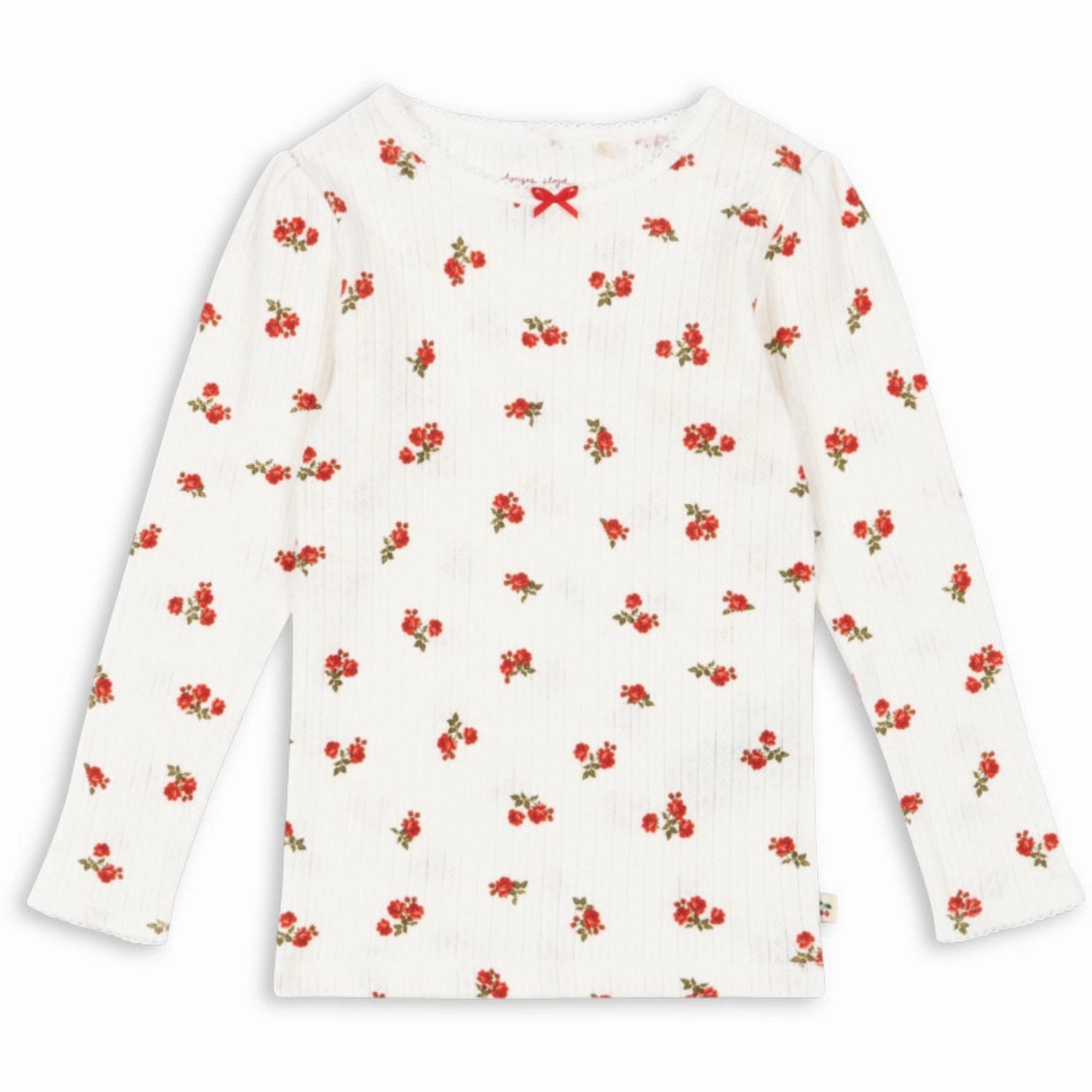 Konges Sl?jd Rose Red Minnie Blouse Gots Indoor Comfort