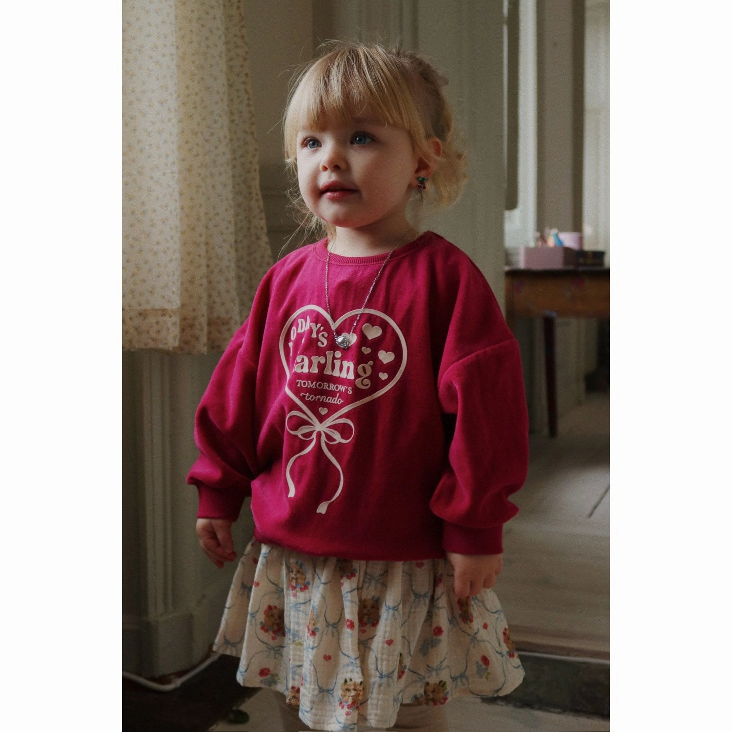 Durable Construction Reinforced Shoulders Konges Sl?jd Sangria Velou Blouse GOTS