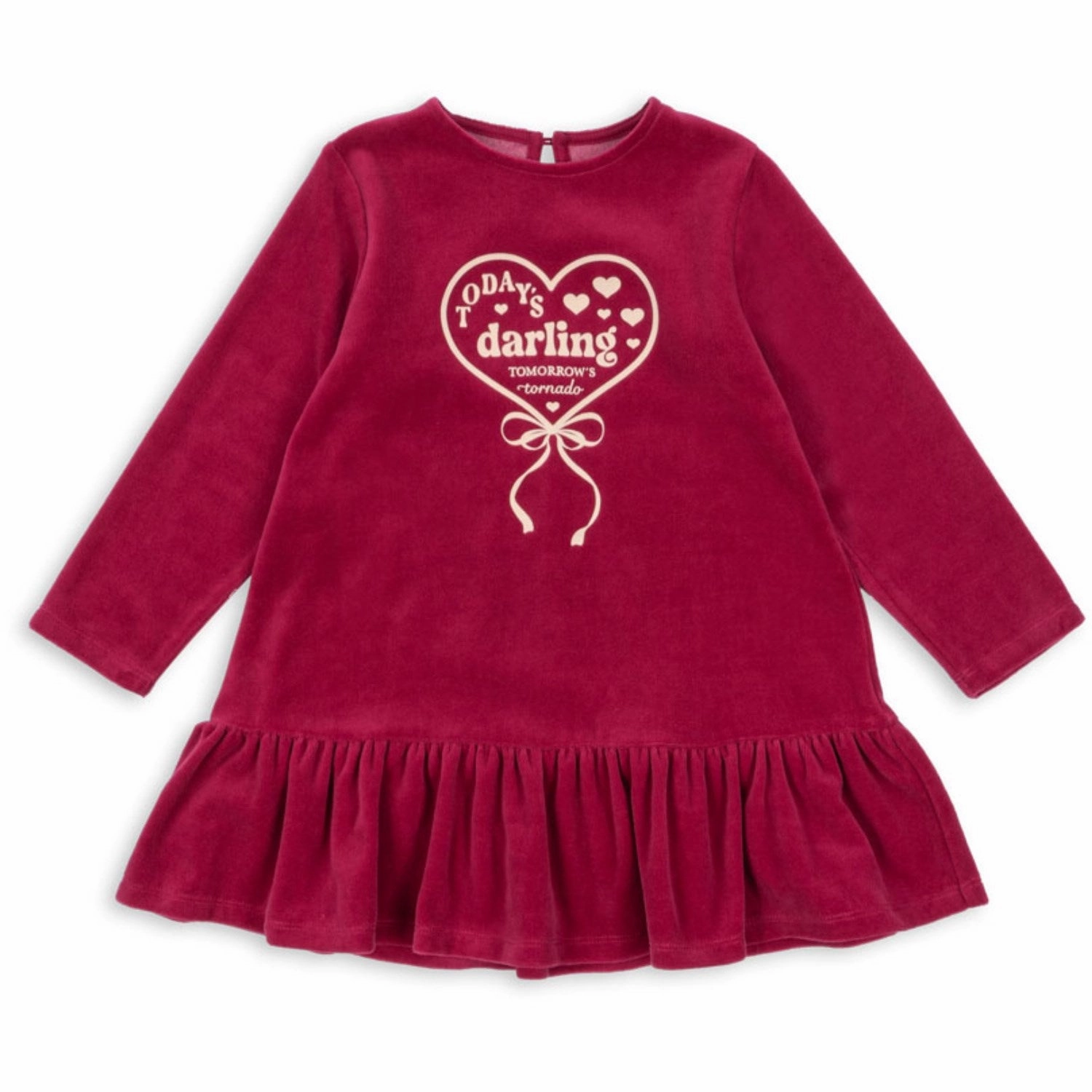 Perfect for Travel Comfortable and Chic Konges Sl?jd Sangria Velou Dress GOTS