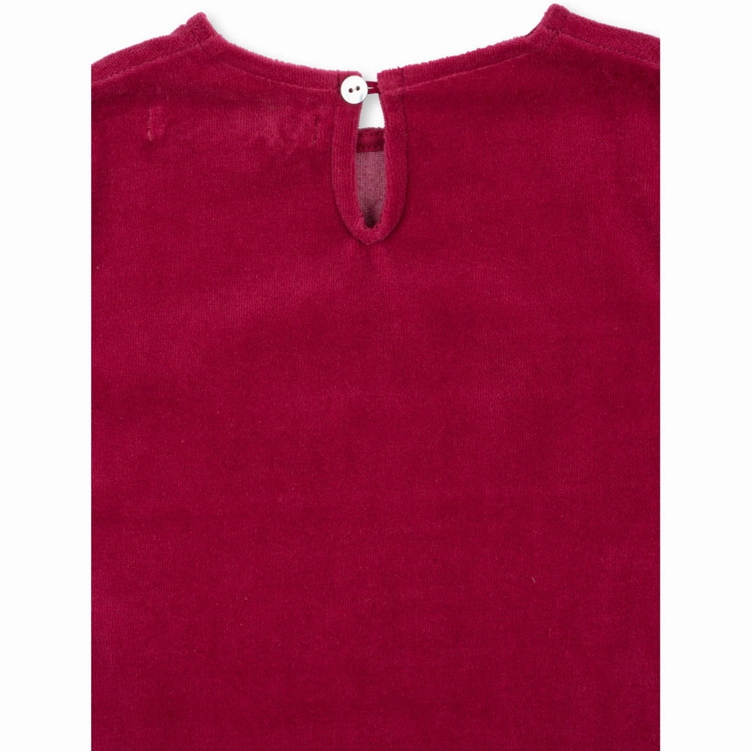 Smooth Fit Minimal Form Konges Sl?jd Sangria Velou Dress GOTS