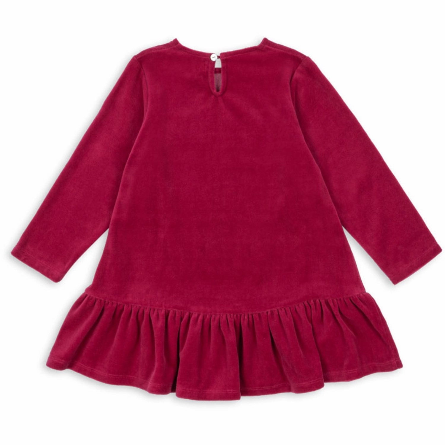 Pose Glow Modern Soft Konges Sl?jd Sangria Velou Dress GOTS