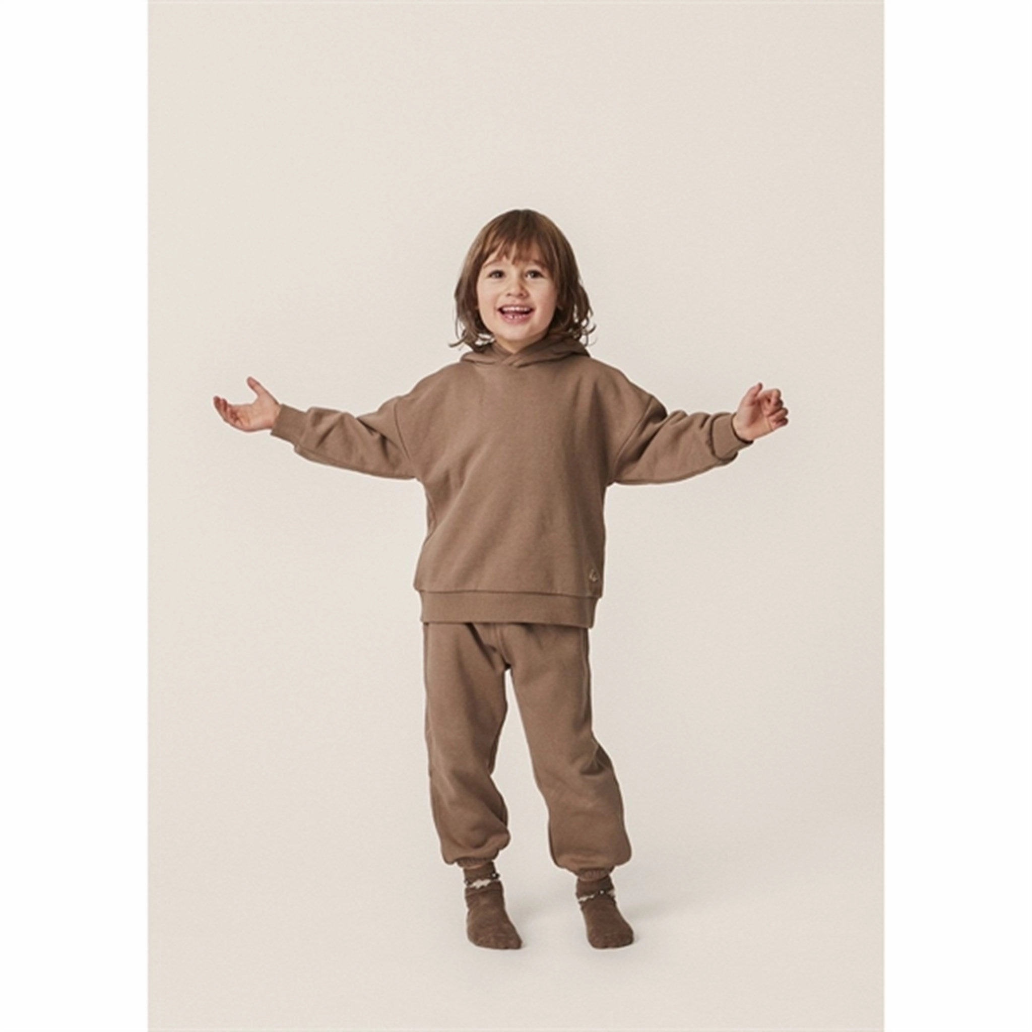 Konges Sl?jd Shitake Lou Hoodie Soft Inner Lining Colorblock Panel Design