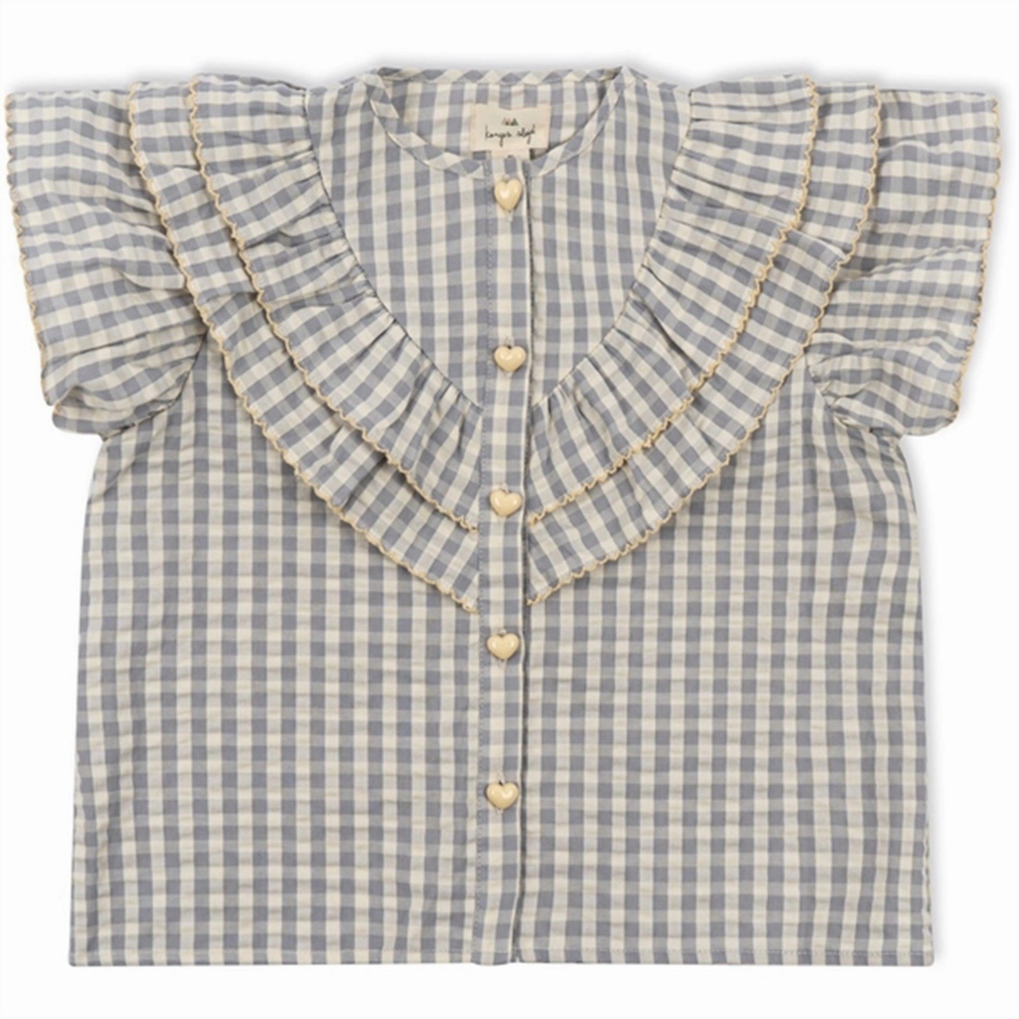 Konges Sl?jd Sleet Check Kim Frill Shirt Unisex Option