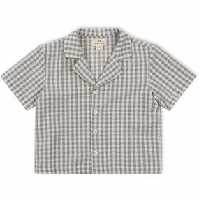 Konges Sl?jd Sleet Check Kim Shirt Layered Sleeve Cuffs