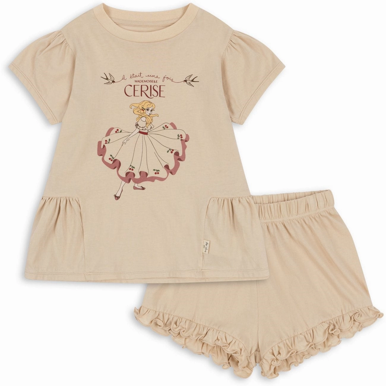 Konges Sl?jd Smoke Gray Famo Frill Set Formal Elegance