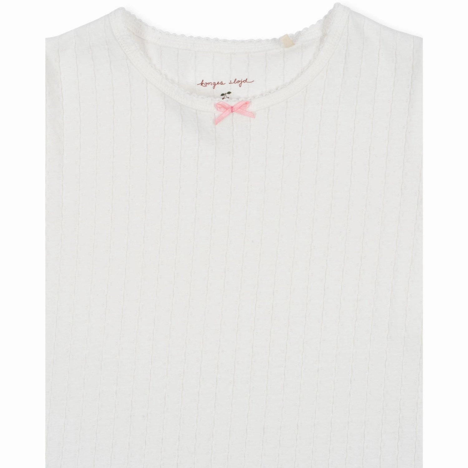 Konges Sl?jd Snow White Mallou Tee Gots safe for skin Casual Layer