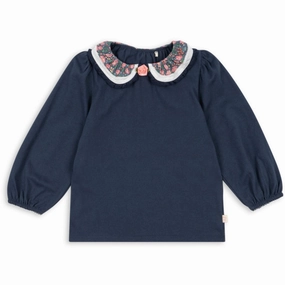 Konges Sl?jd Spellbound Pami Blouse GOTS Lakeside Relaxation Smooth Seam Finish