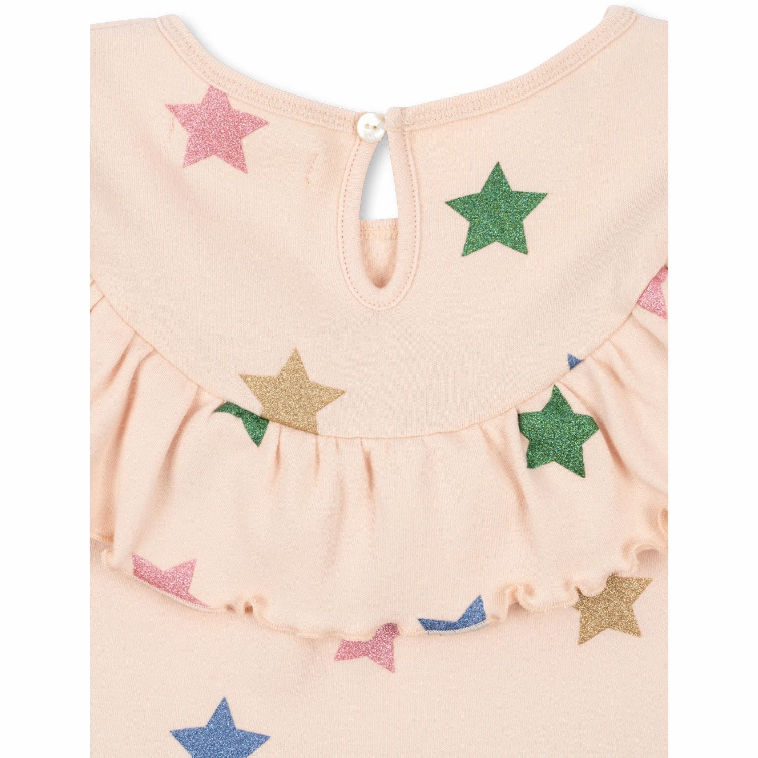 Konges Sl?jd Star Glitter Malli Glitter Dress Gots Feminine Movement Daily Go