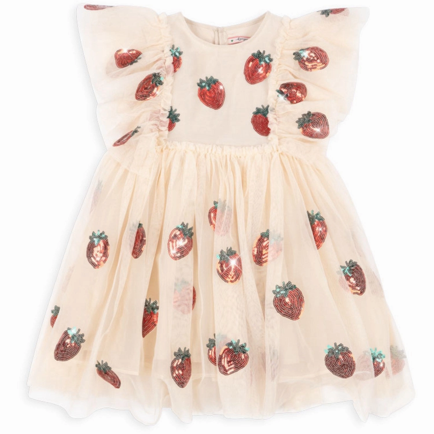 Konges Sl?jd Strawberry Yvonne Frill Dress Lounge Style