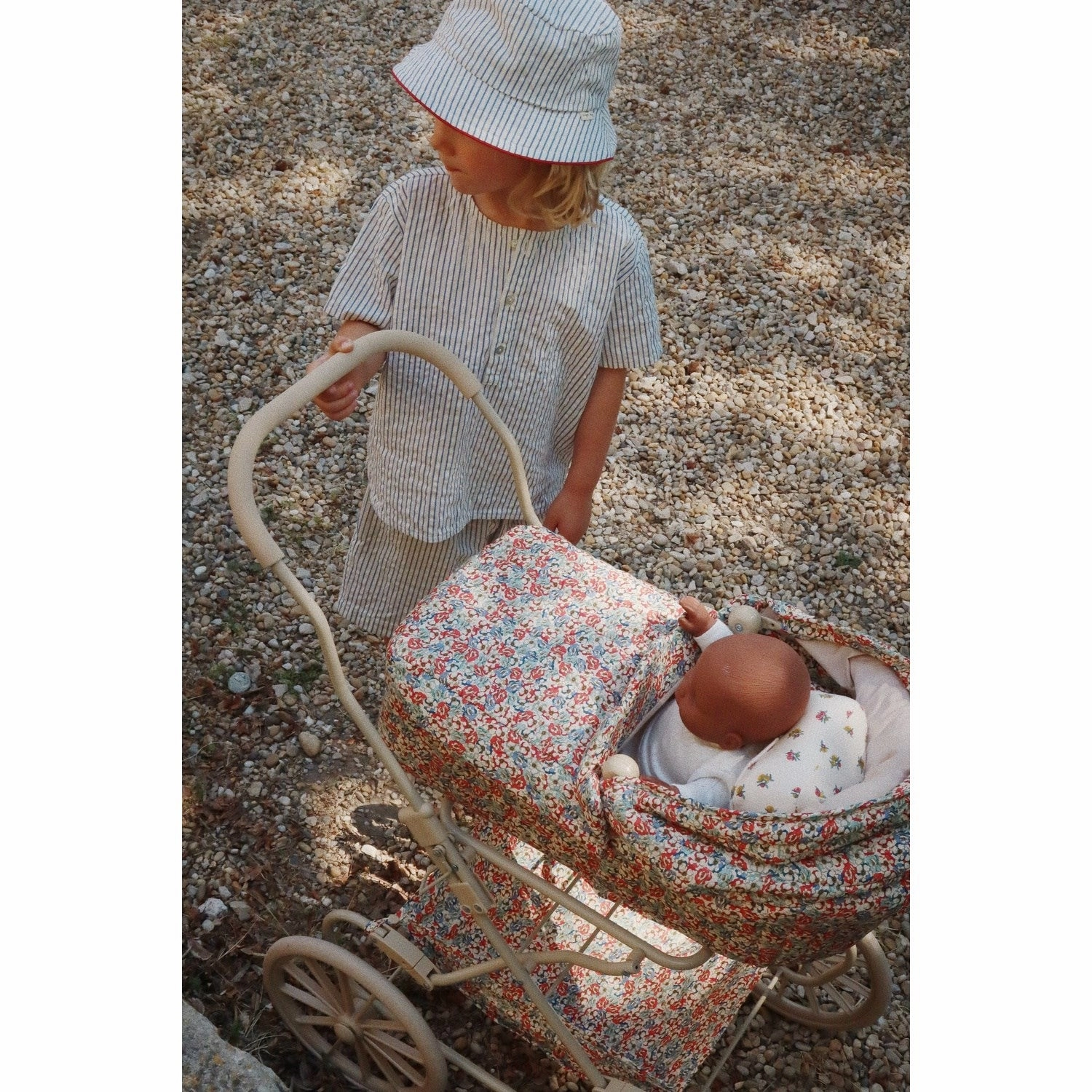 Business casual Tropical theme Konges Sl?jd Stripe Bluie Ace Shirt