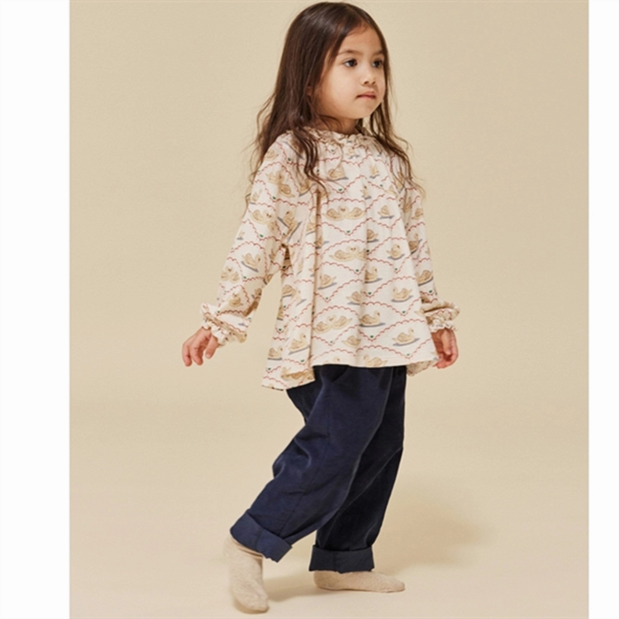 Konges Sl?jd Swan Chleo Blouse Fashion staples Comfortable Fabric