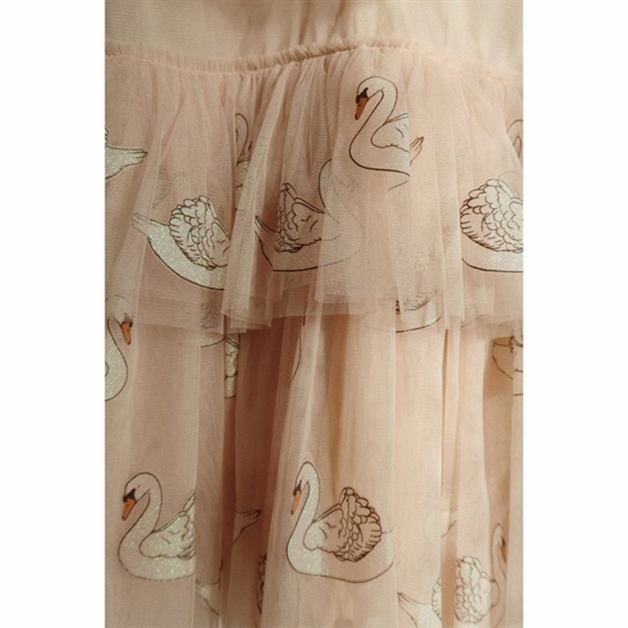 Konges Sl?jd Swan Glitter Fayette Dress Garden Fresh Sharp Detail