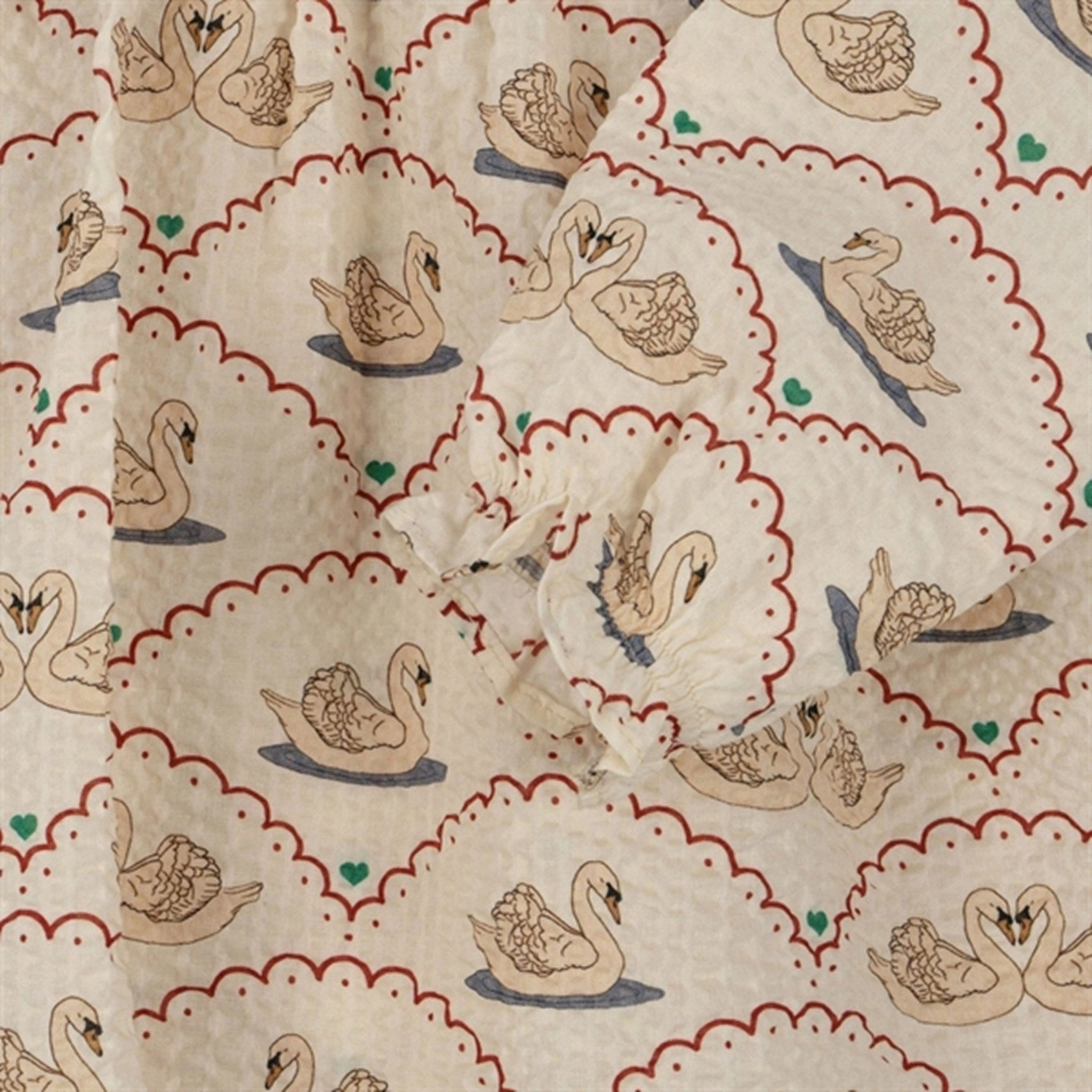 Konges Sl?jd Swan Noel Romper Photo Bright