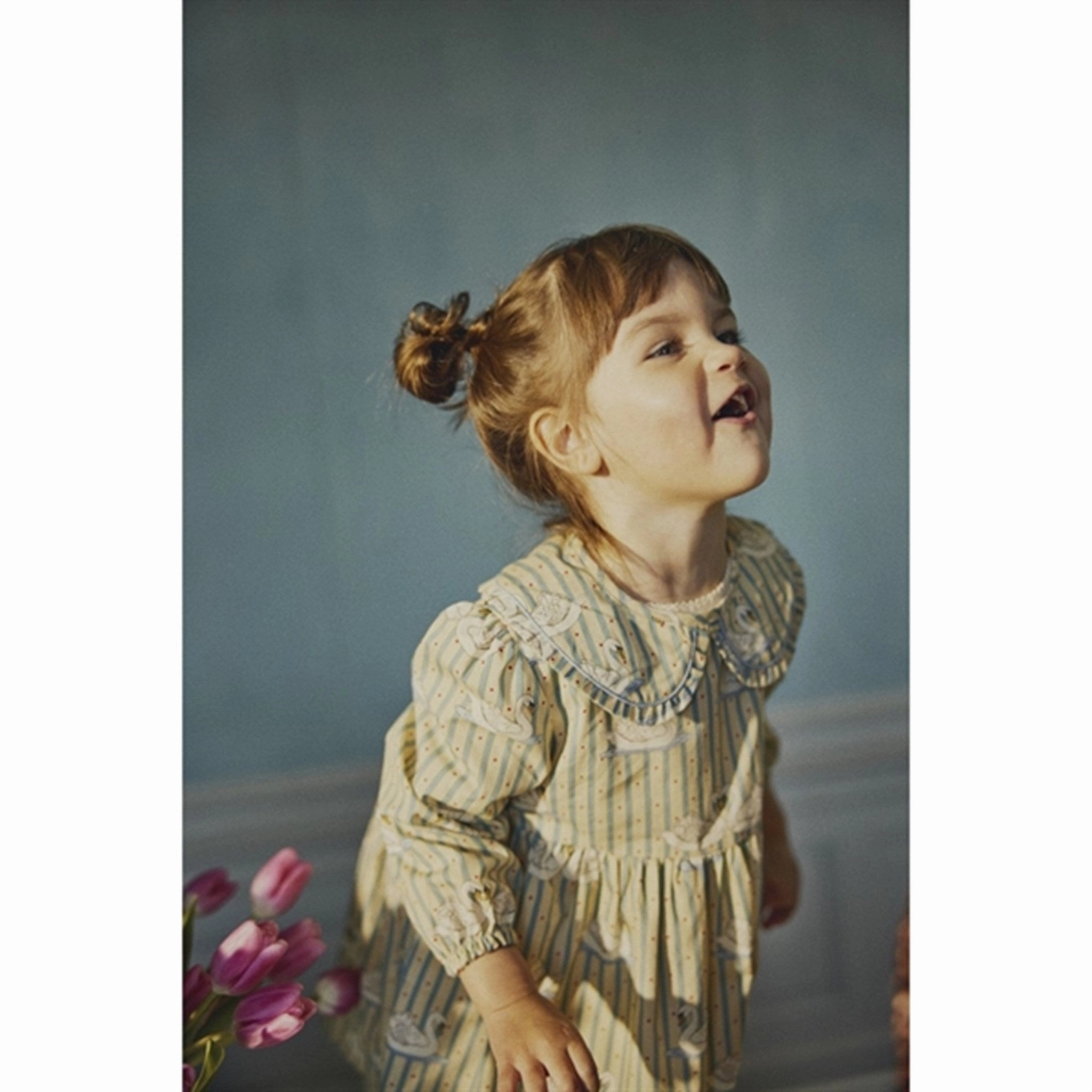 Flexible Fit Easy Lovely Konges Sl?jd Swan Stripe Tuti Dress