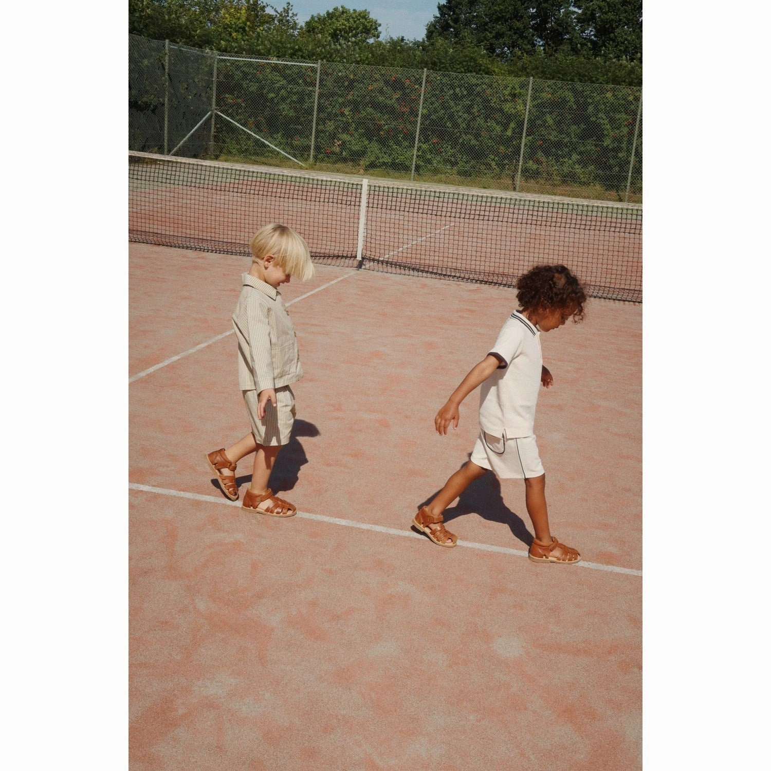 Konges Sl?jd Tea Stripe Frankie Over Shirt Gots Versatile Clothing Two Tone Stitching