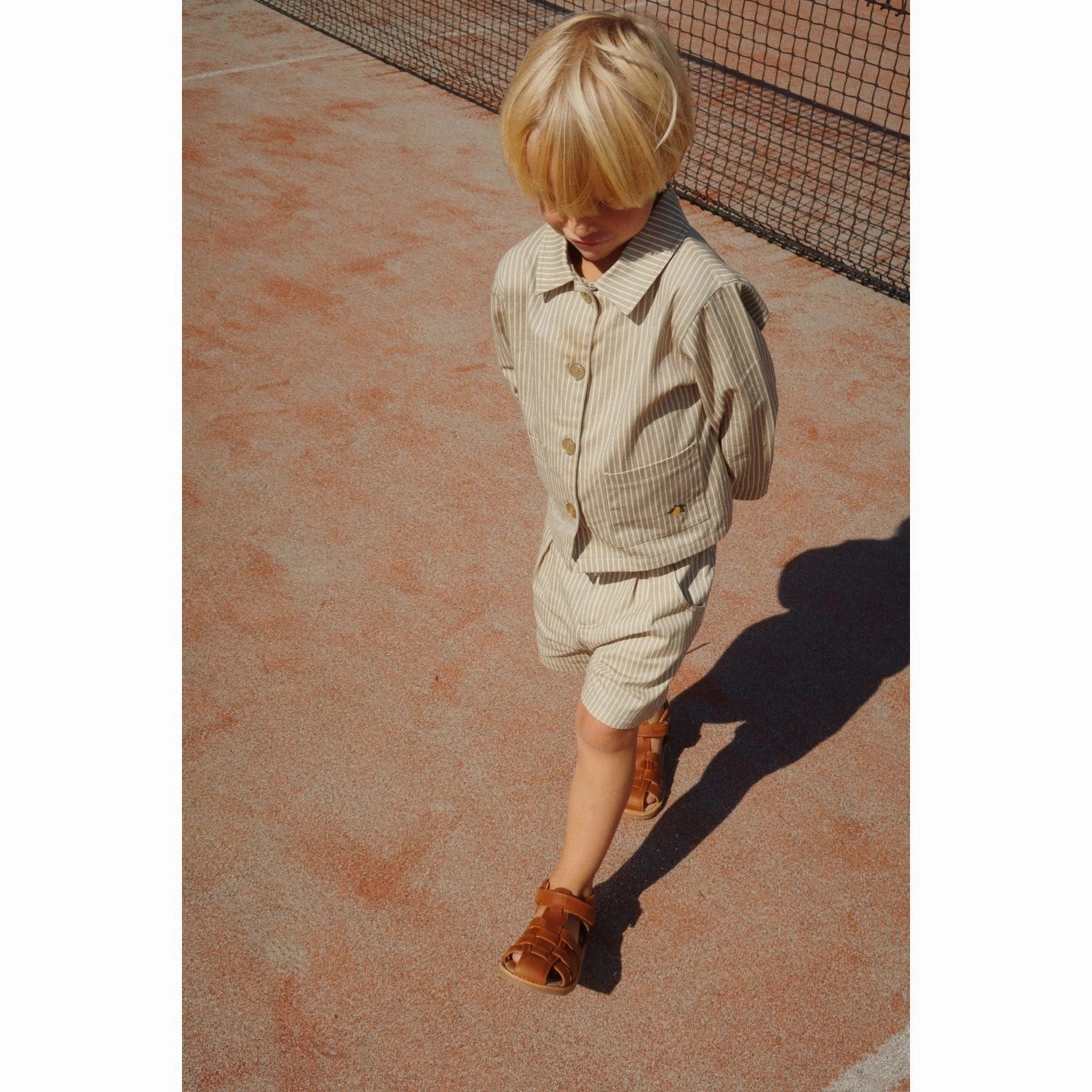 Konges Sl?jd Tea Stripe Frankie Over Shirt Gots Fashionable Pick