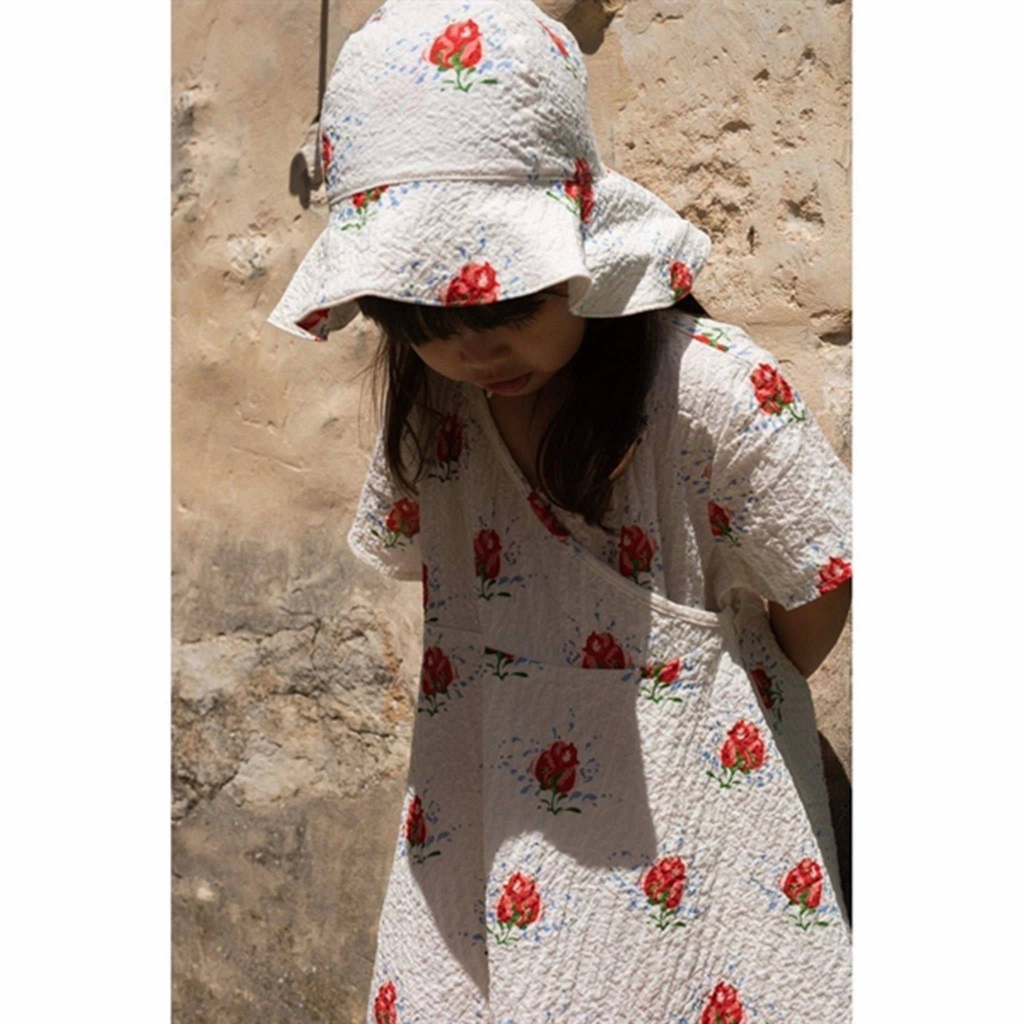 Crisp Look Maternity-Fit Konges Sl?jd Vita Rosa Elin Wrap Dress