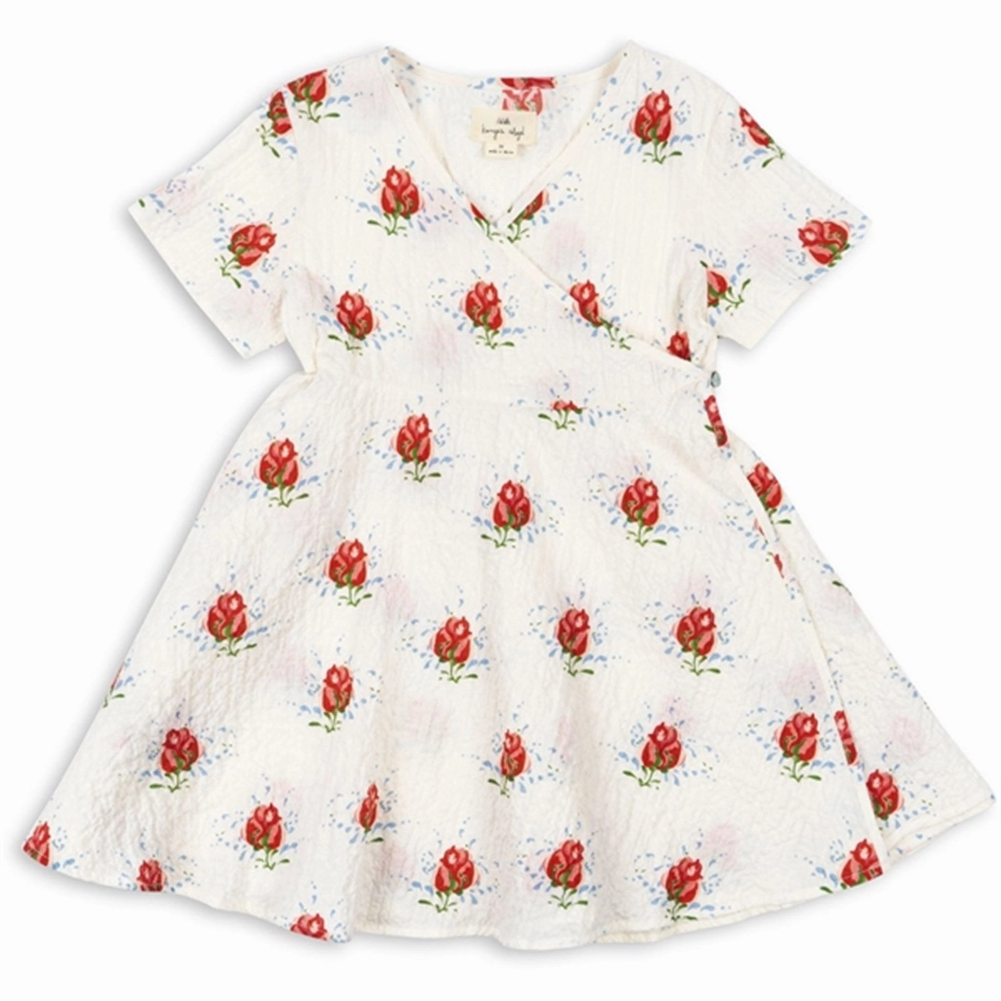 Konges Sl?jd Vita Rosa Elin Wrap Dress Soft Feel Ankle-length