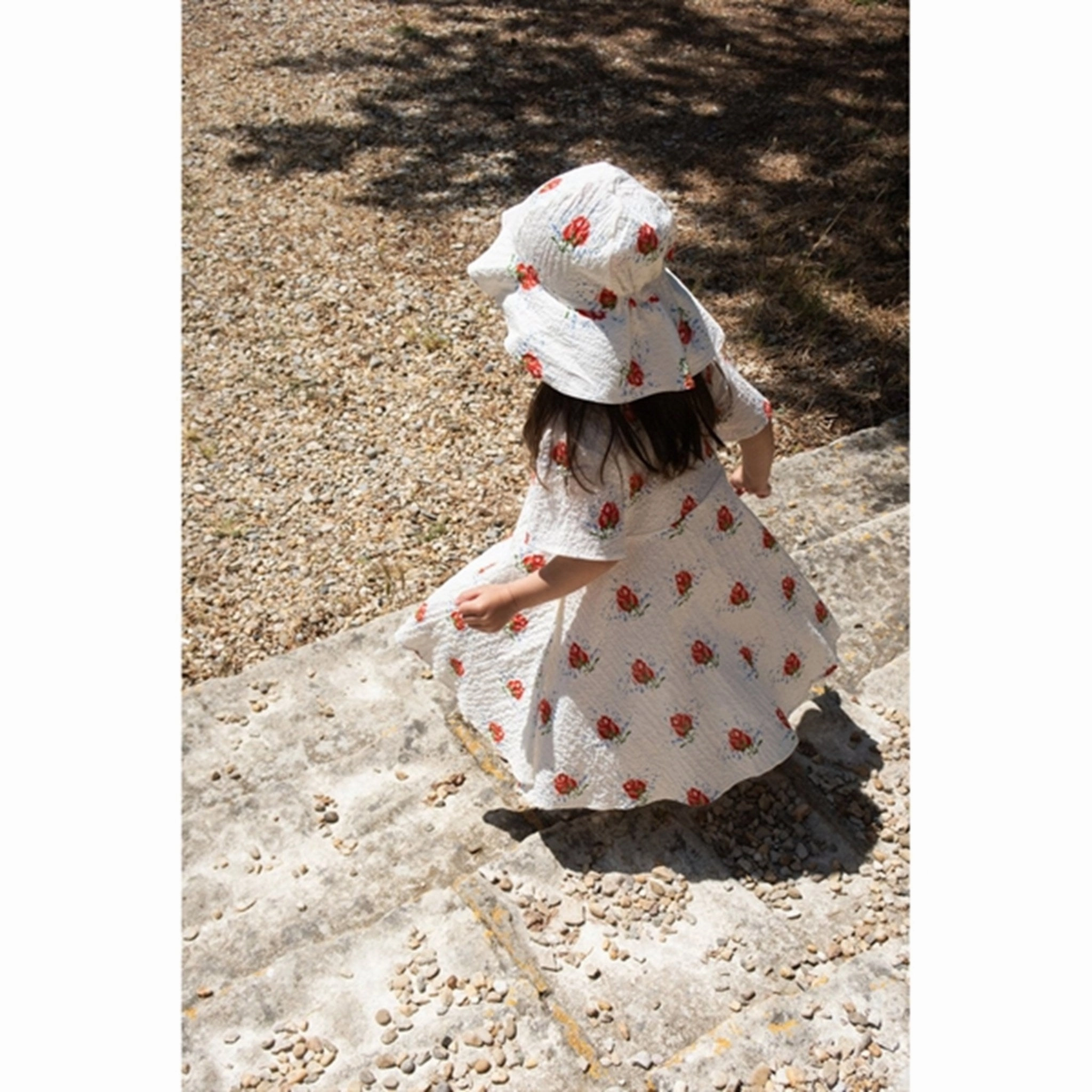 Konges Sl?jd Vita Rosa Elin Wrap Dress Layered-Sleeve