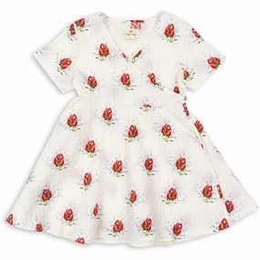 Konges Sl?jd Vita Rosa Elin Wrap Dress Soft Feel Ankle-length