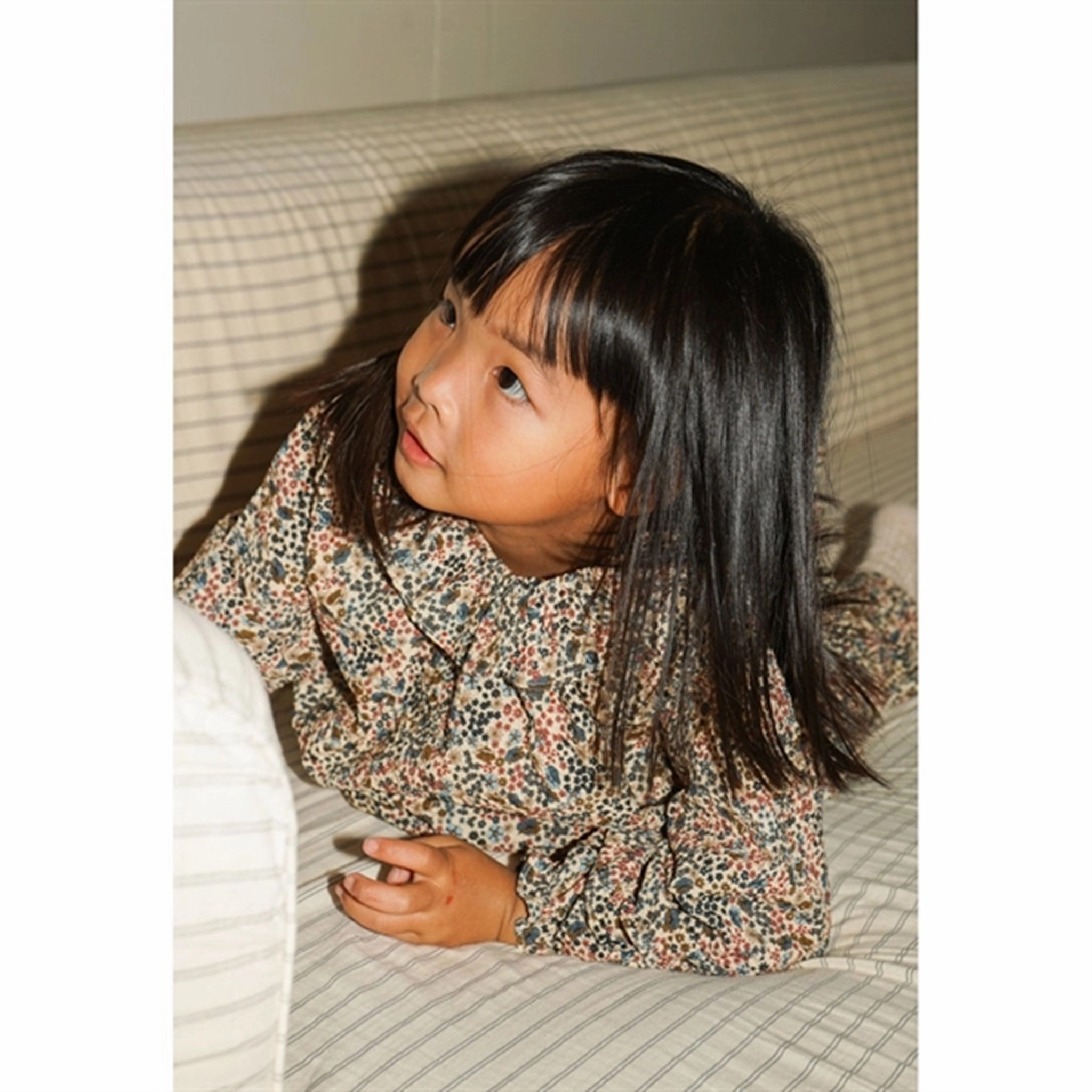 Konges Sl?jd Vivi Fleur Malis Blouse Neutral Toned Stitching