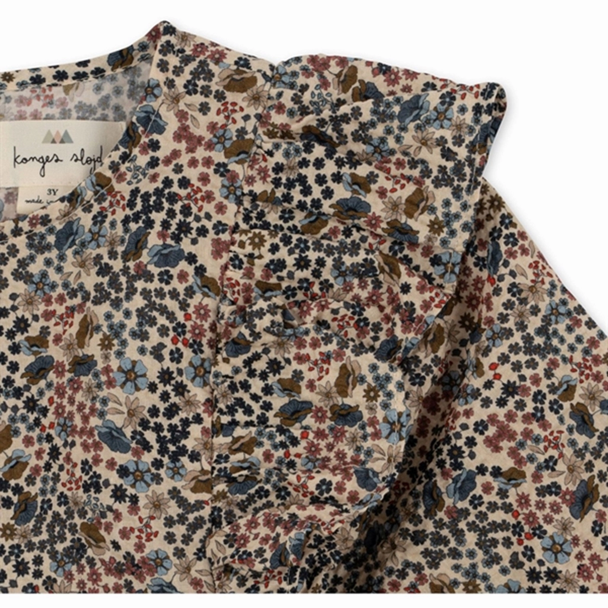 Konges Sl?jd Vivi Fleur Malis Dress Lined interior Shimmer-Finish