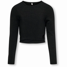 Comfort Wear Party outfit Kids ONLY Black Roma Side Cut Out Top