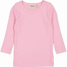 Lightweight Layer Party Ready MarMar Modal Fine Rib Pink Blossom Tani Blouse