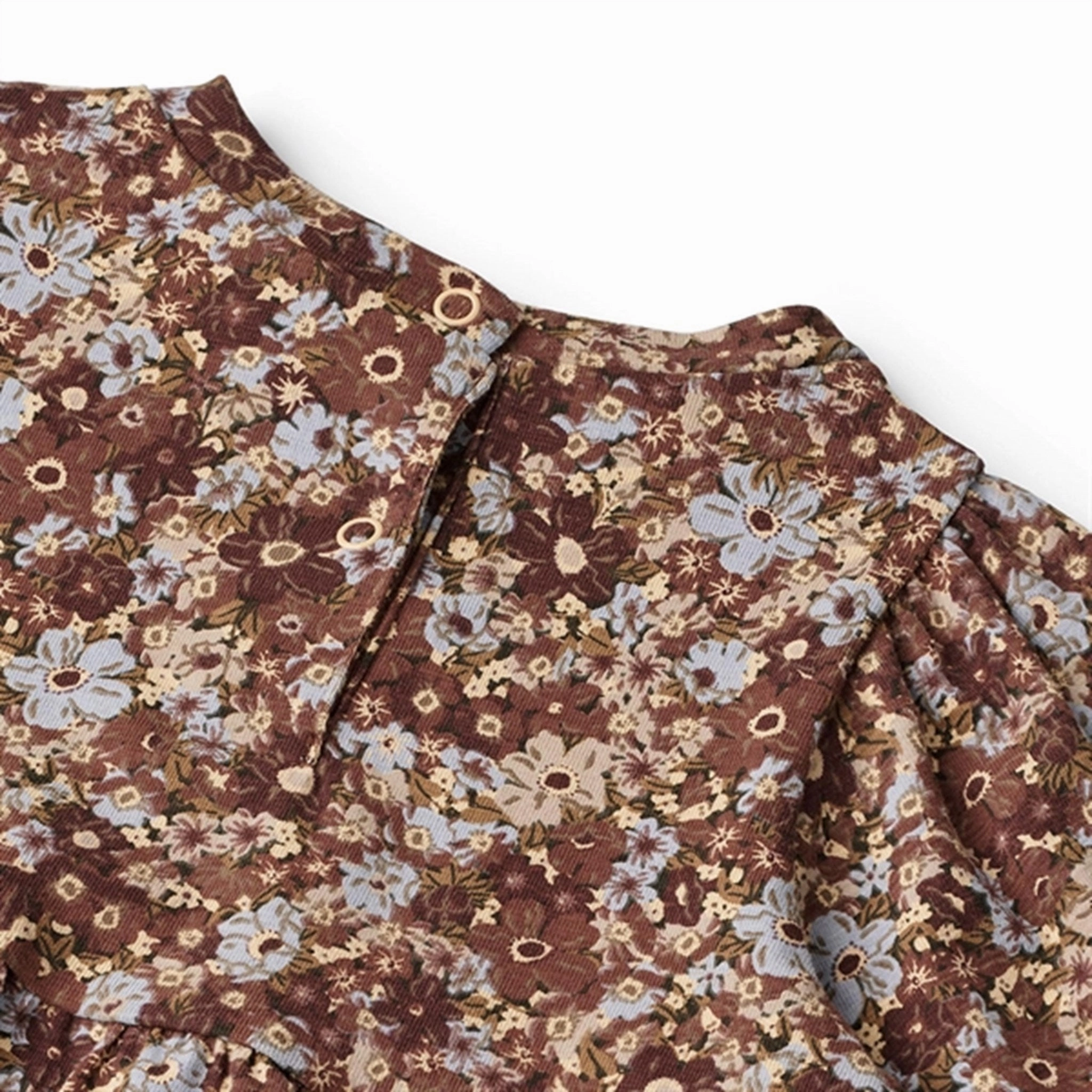 Ethically-Made Lightweight Fit Wheat Flowers In Plenty Eliane Jersey Dress