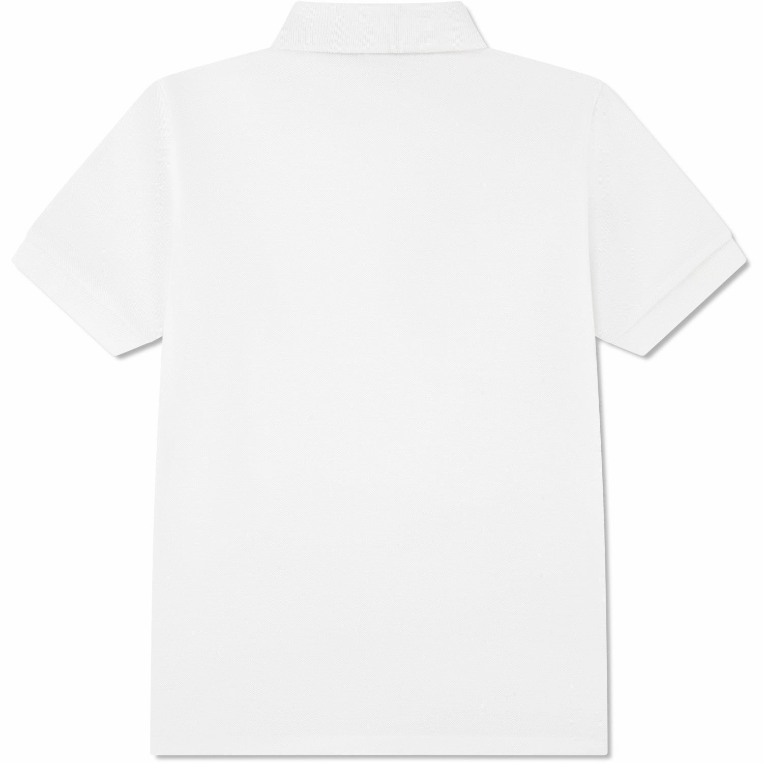 Flexible Collar Band Breathable Material LACOSTE Blanc Non-Organic Petit Pique Polo