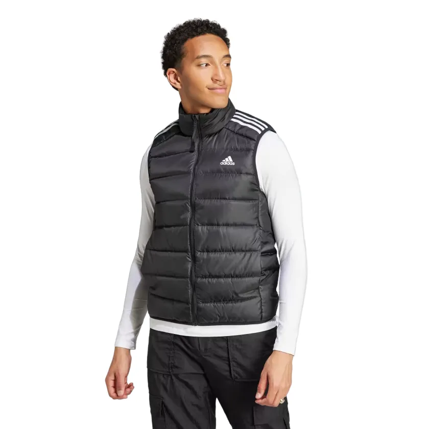 Adidas giacca Gilet 3strisce da uomo imbottito HZ5728 nero Charity