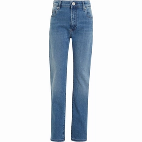 Tommy Hilfiger Modern Straight Jeans Denimmaldivemid Routine Style Daily Wear Breathable Classic