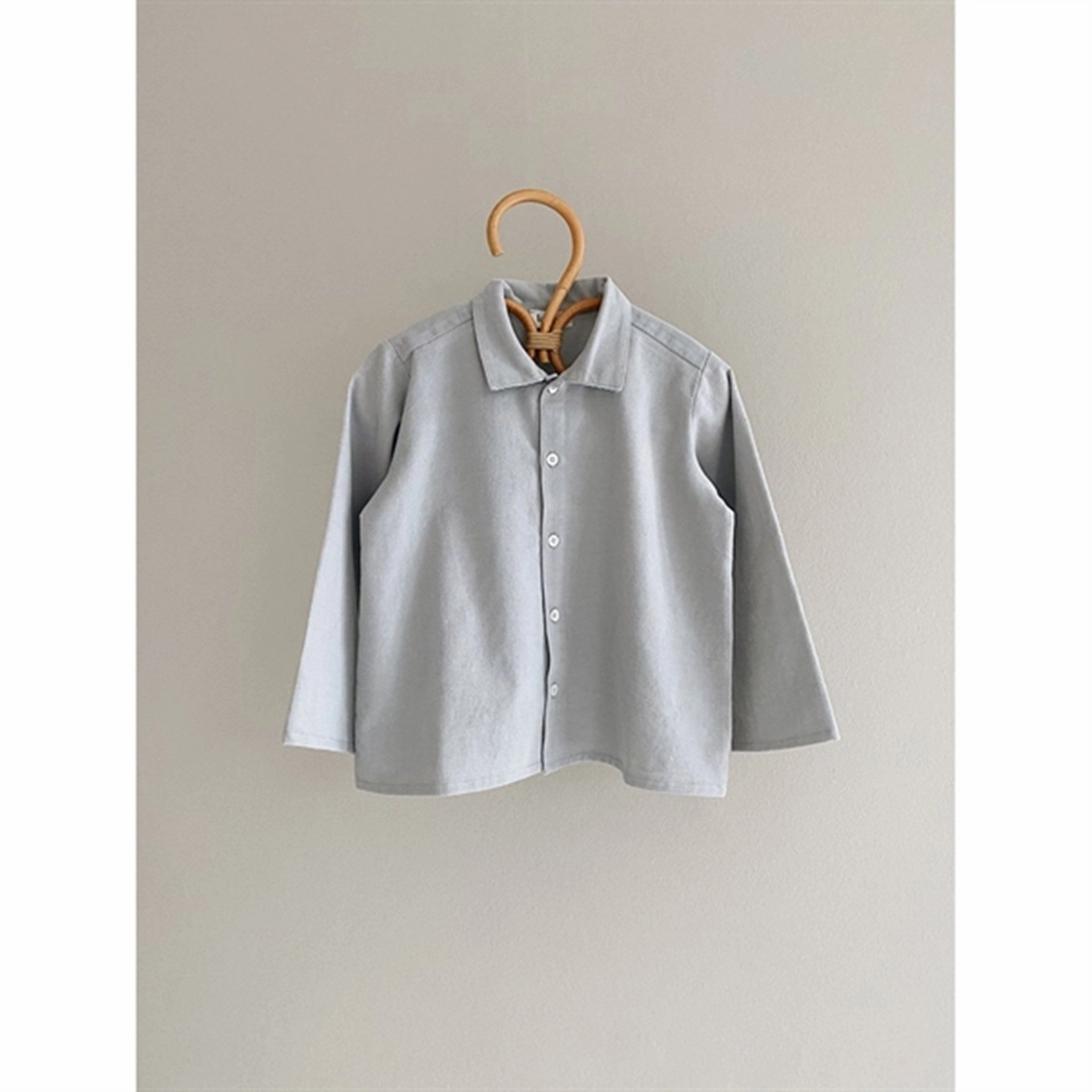 Conference Appropriate Smooth Cotton Blend lalaby Barely Blue Saxo Shirt